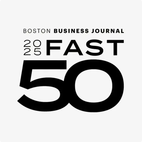 Fast 50 award 2025 by Boston Business Journal